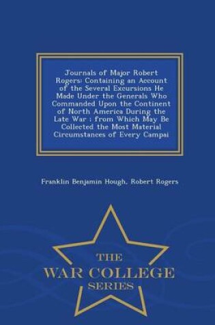 Cover of Journals of Major Robert Rogers