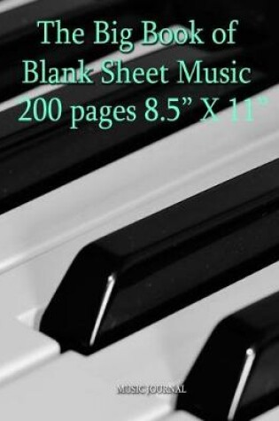 Cover of The Big Book of Blank Sheet Music