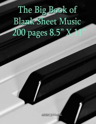 Book cover for The Big Book of Blank Sheet Music