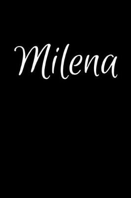 Book cover for Milena