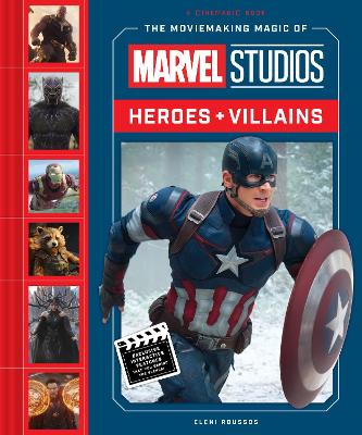 Book cover for The Moviemaking Magic of Marvel Studios