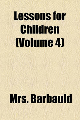 Book cover for Lessons for Children Volume 4