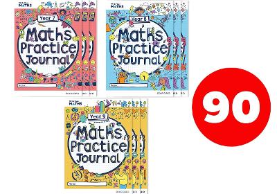 Book cover for White Rose Maths Practice Journals Key Stage 3 Easy Buy Pack