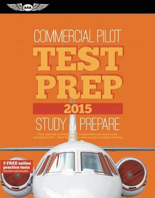 Cover of Commercial Pilot Test Prep 2015 + Computer Testing Supplement for Commercial Pilot