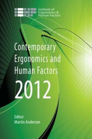 Cover of Contemporary Ergonomics and Human Factors 2012