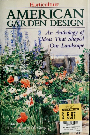 Book cover for Horticulture: American Garden Design