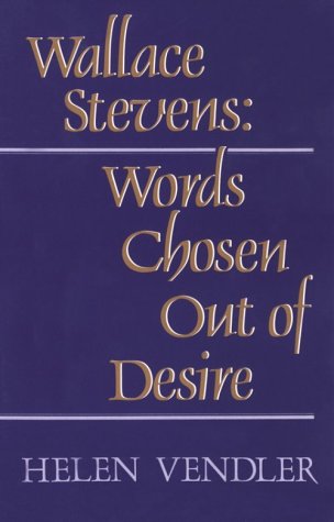 Book cover for Wallace Stevens