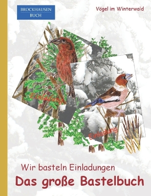 Book cover for Wir basteln Einladungen - Das grosse Bastelbuch