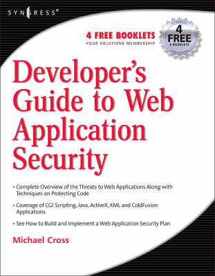 Book cover for Developer's Guide to Web Application Security