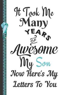 Book cover for It Took Me Many Years of Awesome My Son Now Here's My Letters to You