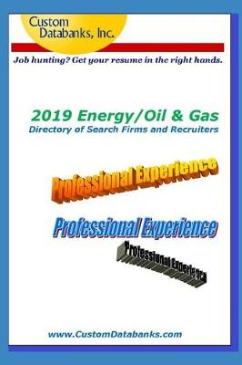 Book cover for 2019 Energy/Oil & Gas Directory of Search Firms and Recruiters