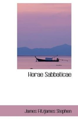 Cover of Horae Sabbaticae