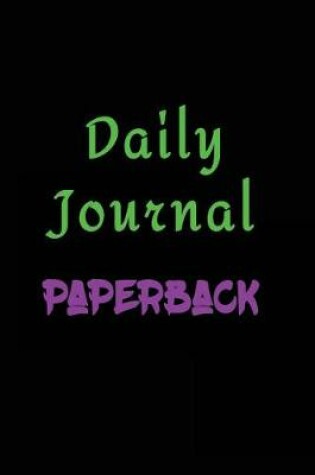 Cover of Daily Journal Paperback