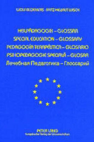 Cover of Europaeisches Glossar Zur Heilpaedagogik