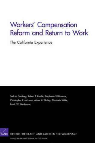 Cover of Workers Compensation Reform & Return to