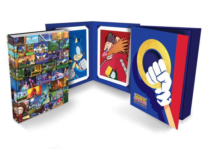 Book cover for Sonic the Hedgehog Encyclo-speed-ia (Deluxe Edition)