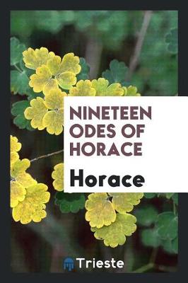 Book cover for Nineteen Odes of Horace