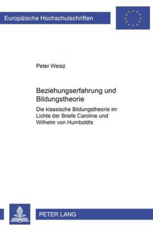 Cover of Beziehungserfahrung Und Bildungstheorie