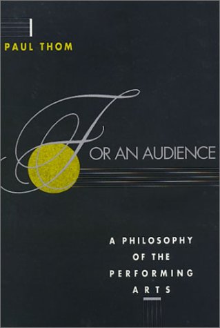 Book cover for For An Audience
