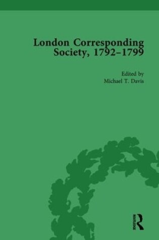 Cover of The London Corresponding Society, 1792-1799 Vol 1