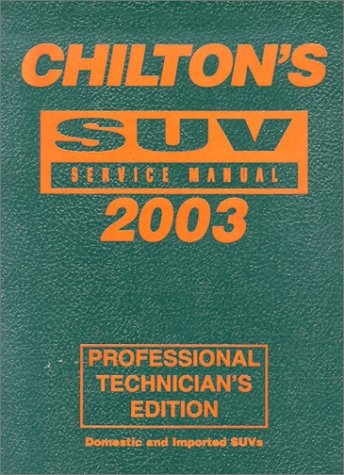 Book cover for Suv Service Manual 99-03
