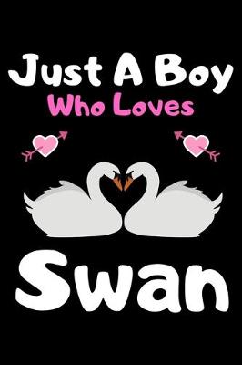 Book cover for Just a boy who loves swan