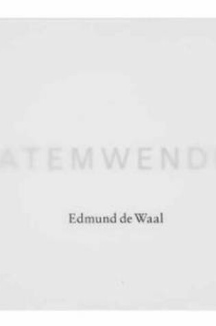 Cover of Edmund De Waal