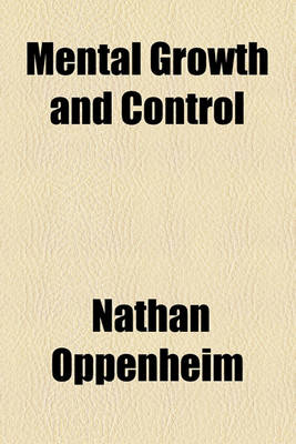 Book cover for Mental Growth and Control