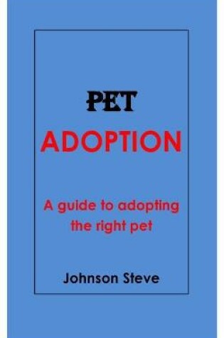 Cover of Pet Adoption