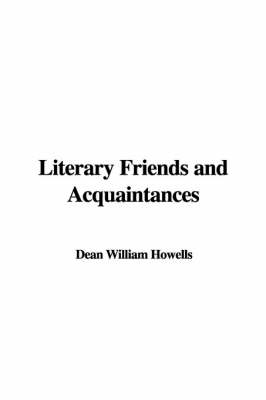 Book cover for Literary Friends and Acquaintances