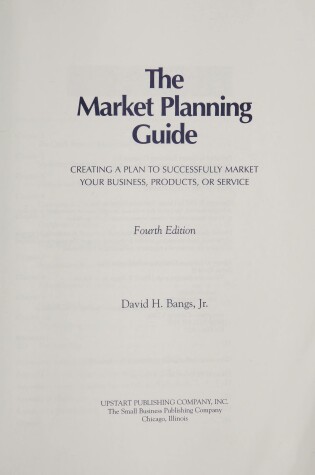 Cover of The Market Planning Guide