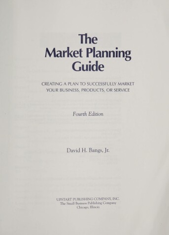 Book cover for The Market Planning Guide