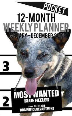 Book cover for 2017 Pocket Weekly Planner - Most Wanted Blue Heeler