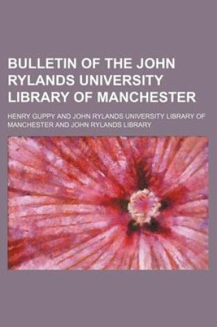 Cover of Bulletin of the John Rylands University Library of Manchester