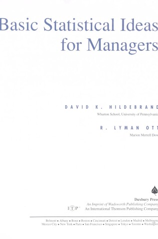 Cover of Basic Statistical Thinking for Managers