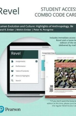 Cover of Revel for Human Evolution and Culture