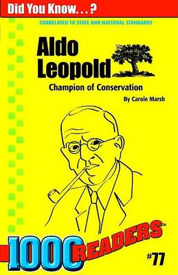 Book cover for Aldo Leopold