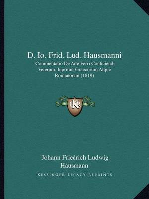 Book cover for D. IO. Frid. Lud. Hausmanni