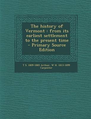 Book cover for The History of Vermont