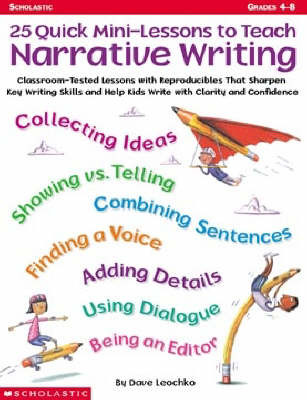 Book cover for 25 Quick Mini-Lessons to Teach Narrative Writing