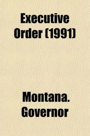 Cover of Executive Order (1991)