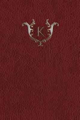 Cover of Monogram "k" Grid Notebook