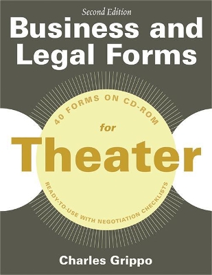 Book cover for Business and Legal Forms for Theater, Second Edition