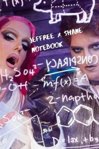 Cover of Jeffree Star x Shane wide ruled notebook/journal for women, men, teens and young adults