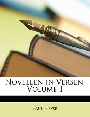 Book cover for Novellen in Versen Von Paul Hense.