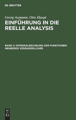 Book cover for Integralrechnung Der Funktionen Mehrerer Veranderlicher