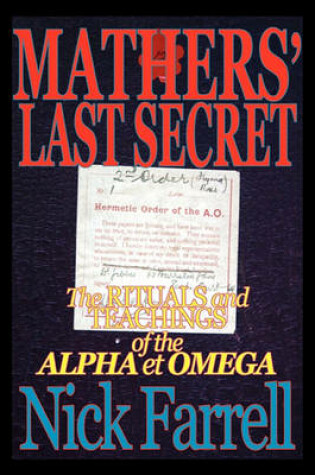 Cover of Mathers' Last Secret