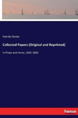 Cover of Collected Papers (Original and Reprinted)