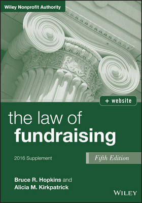 Book cover for The Law of Fundraising, 2016 Supplement