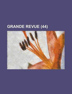 Book cover for Grande Revue (44)